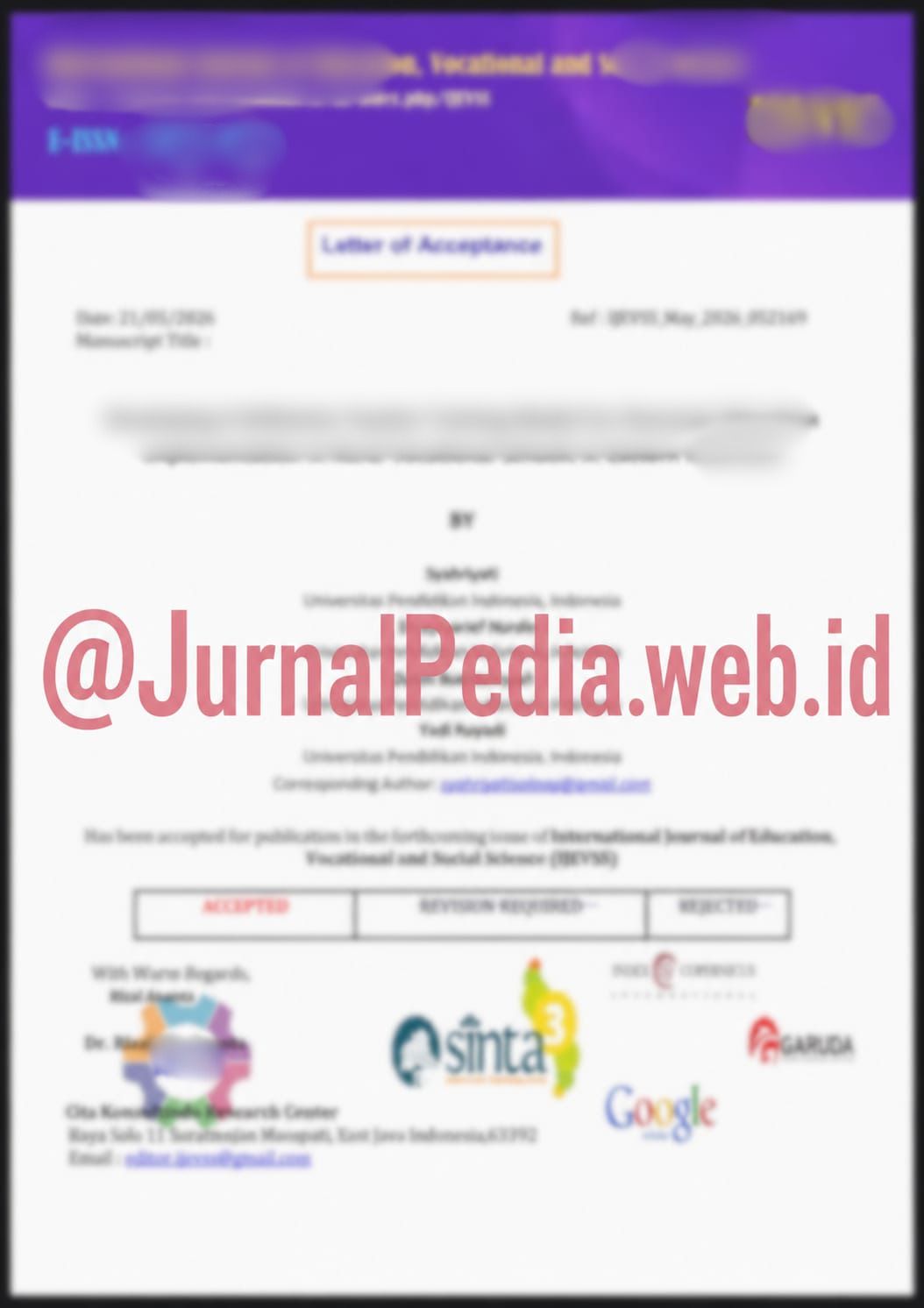 LOA Sinta 3